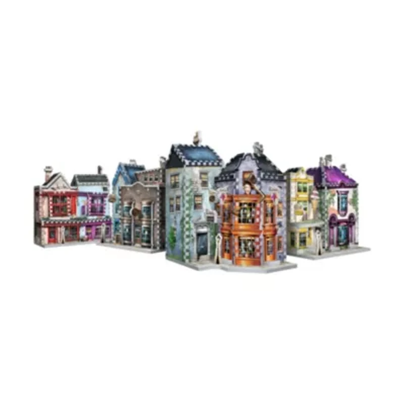 Harry Potter Diagon Alley Collection - Ollivander's Shop, Quidditch Supplies, Madam Malkin's, Weasleys' Wizard Wheezes: 1175 Pcs
