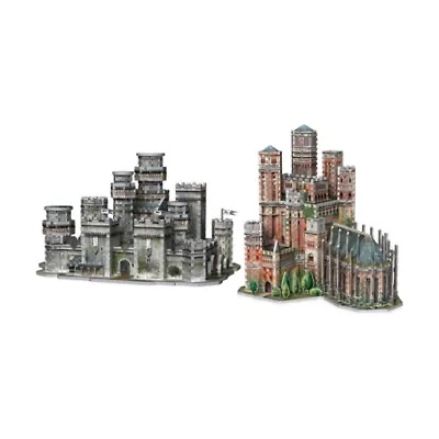Game of Thrones - 2 3D Puzzles: The Red Keep and Winterfell: 1755 Pcs