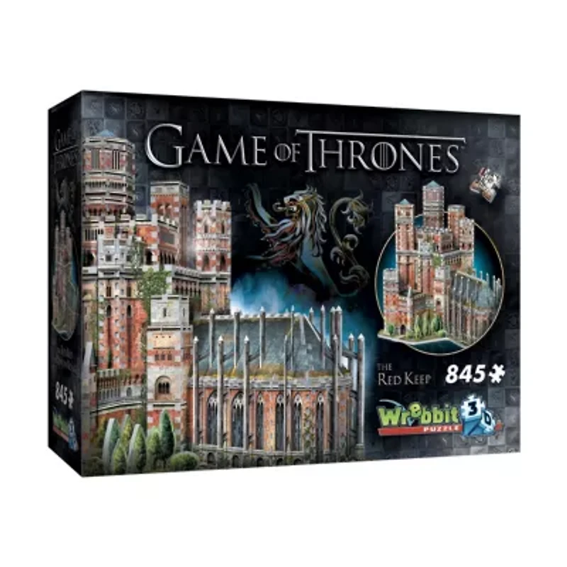 Game of Thrones - 2 3D Puzzles: The Red Keep and Winterfell: 1755 Pcs
