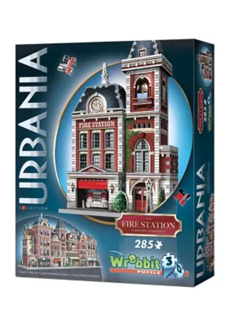Urbania Collection - Fire Station 3D Puzzle: 285 Pieces