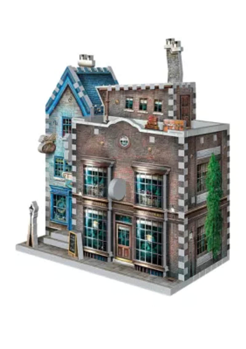 295-Piece Harry Potter Daigon Alley Collection - Ollivander's Wand Shop & Scribbulus 3D Puzzle