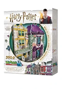290-Piece Harry Potter Daigon Alley Collection - Madam Malkin's & Florean Fortescue's Ice Cream 3D Puzzle