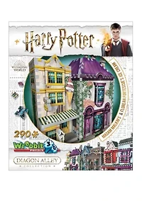 290-Piece Harry Potter Daigon Alley Collection - Madam Malkin's & Florean Fortescue's Ice Cream 3D Puzzle