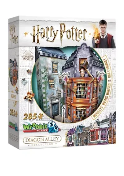 285 Piece Harry Potter Daigon Alley Collection Weasleys' Wizard Wheezes and Daily Prophet 3D Puzzle