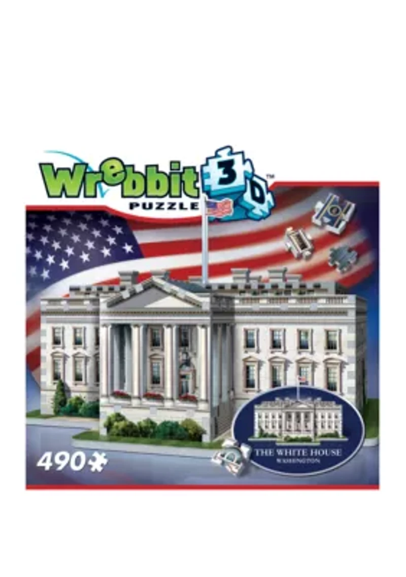 490 Piece The White House 3D Puzzle