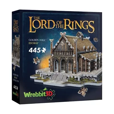 The Lord of the Rings - Golden Hall - Edoras 3D Puzzle: 445 Pcs