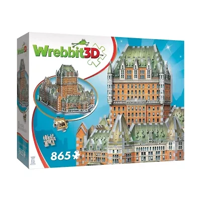 Castles & Cathedrals - Le Chateau Frontenac 3D Puzzle: 865 Pcs