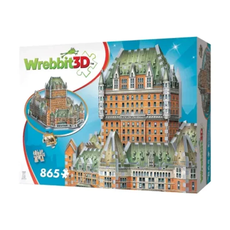 Castles & Cathedrals - Le Chateau Frontenac 3D Puzzle: 865 Pcs