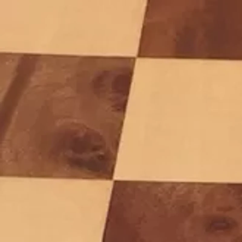 15-inch Walnut and Maple Drawer Chest Chess Set