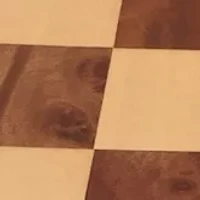 15-inch Walnut and Maple Drawer Chest Chess Set