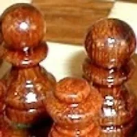6 Inch Magnetic Round Wood Inlaid Chess Set with Slide Drawer