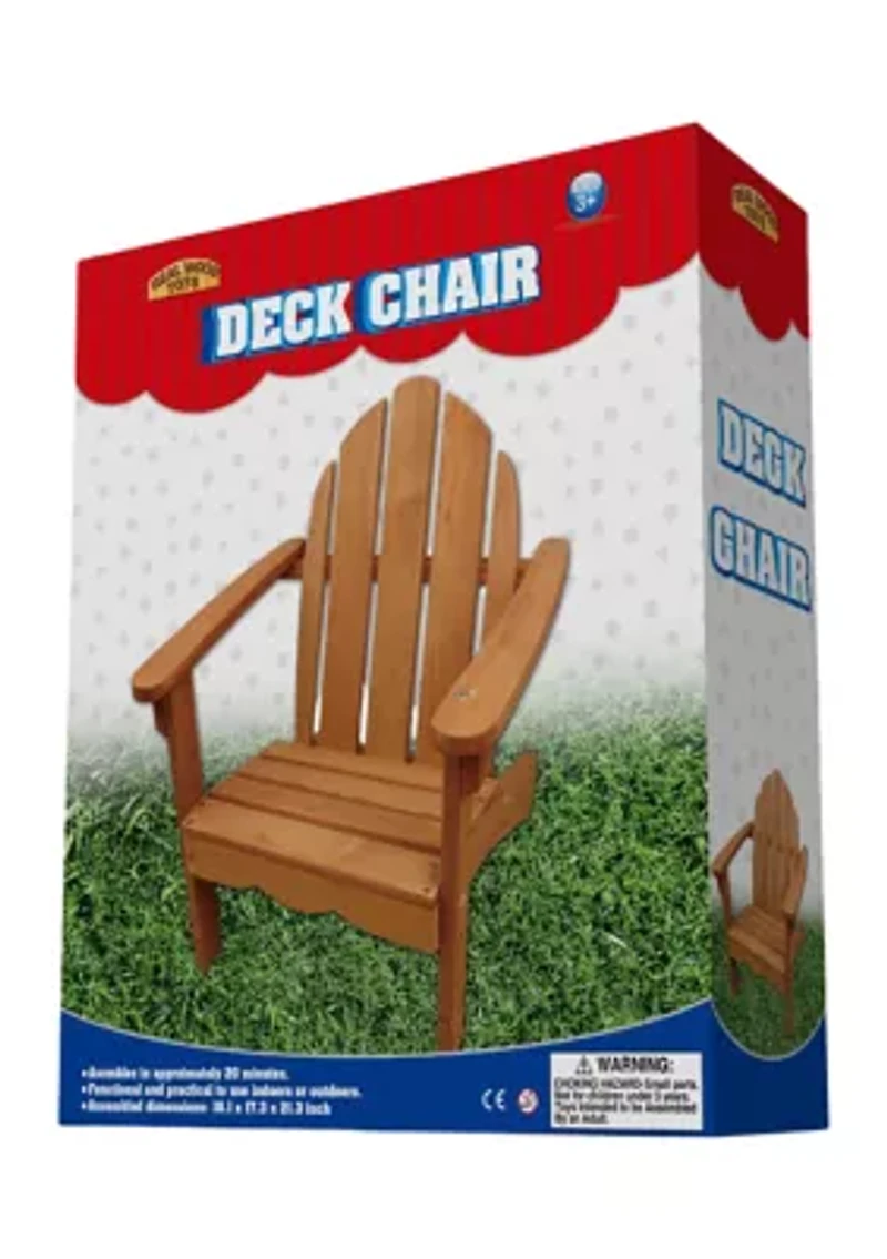 Childrens Wood Deck Chair