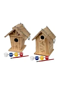 DYI Combo Kit: Bird Feeder and Bird House