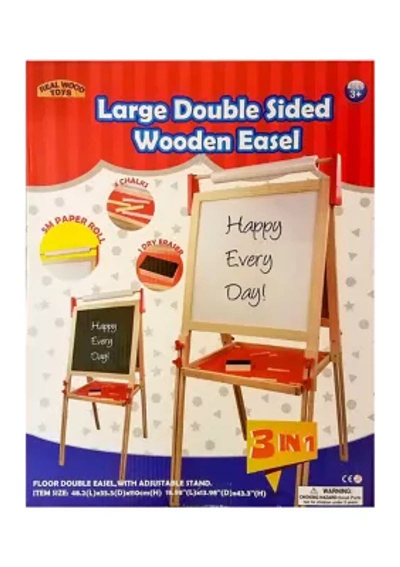 Large Double Sided Wooden Easel