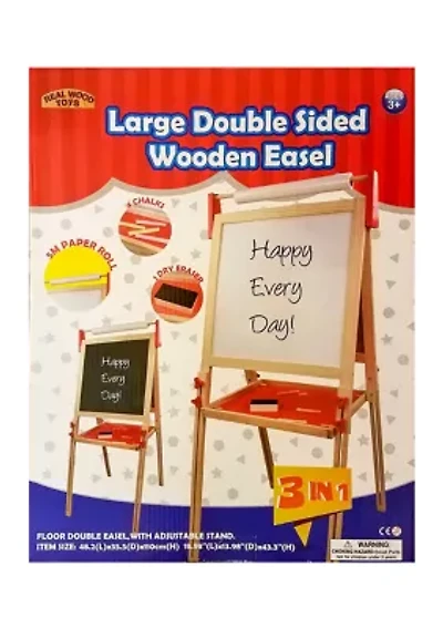 Large Double Sided Wooden Easel