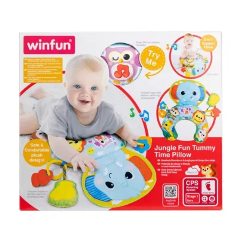Jungle Fun Tummy Time Pillow