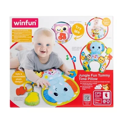 Jungle Fun Tummy Time Pillow
