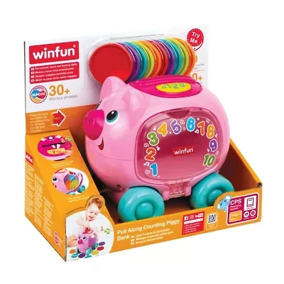 Pull Along Counting Piggy