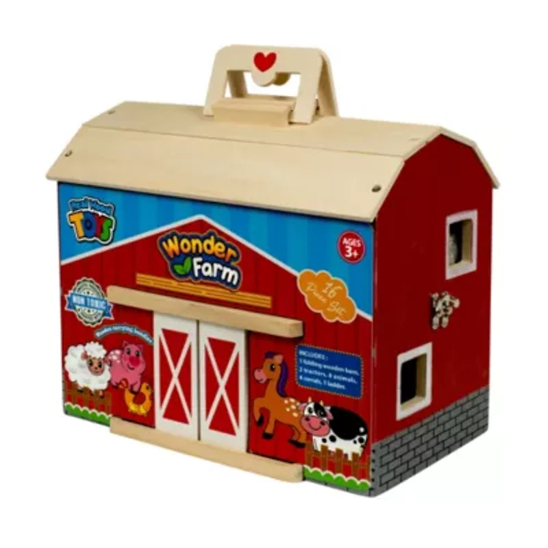 Red Wood Barn with Acc