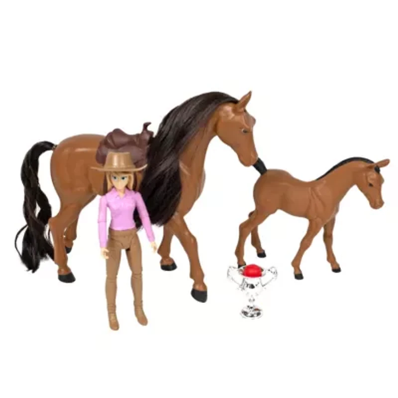 Valley Ranch 1:9 Scale Horse Playset