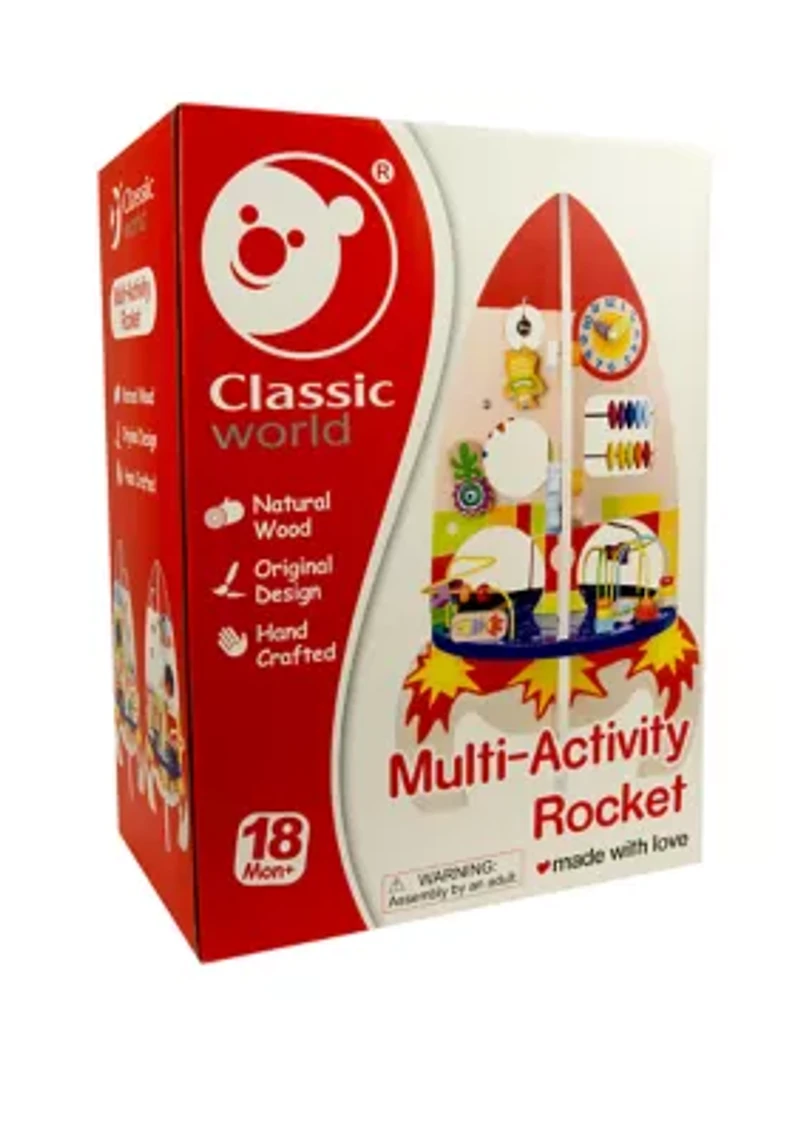 Wooden Activity Play Rocket