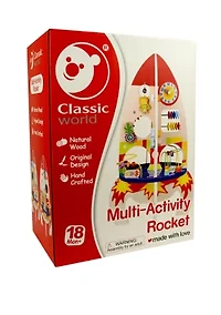 Wooden Activity Play Rocket