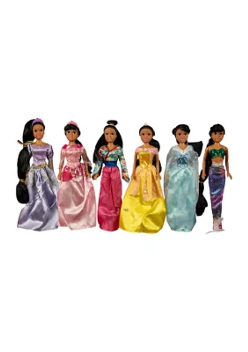 11.5 Inch Princess Gift Set Dolls - Ethnic