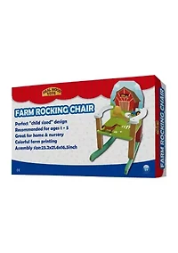 Children's Wood Farm Rocking Chair