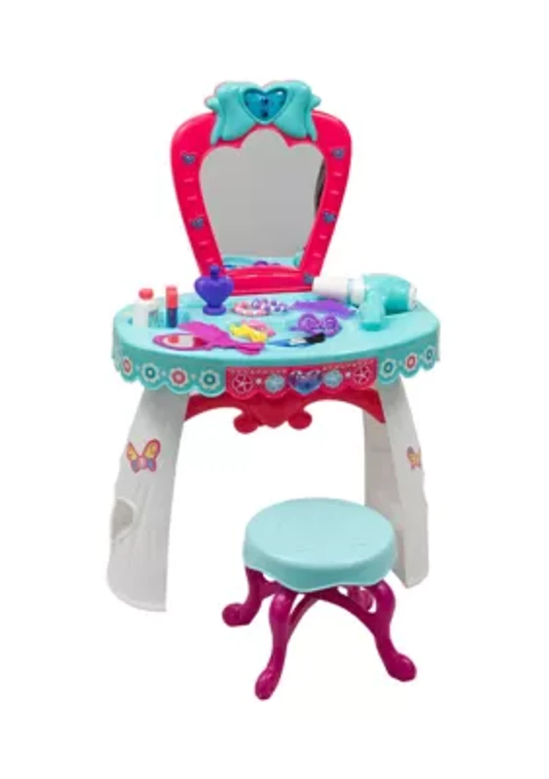 Vanity Dresser Table with Stool and Accessories