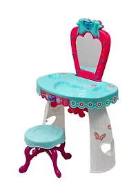 Vanity Dresser Table with Stool and Accessories