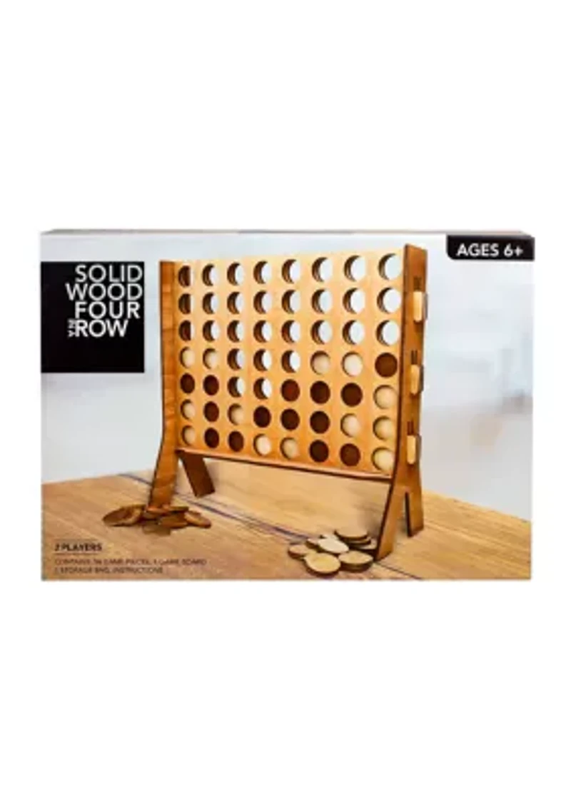 Solid Wood Classic 4 in a Row