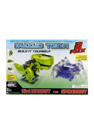 2 in 1 Ubuild Solar Dinobot & Spider Bot