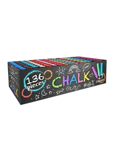 136 Pc. Chalk Set