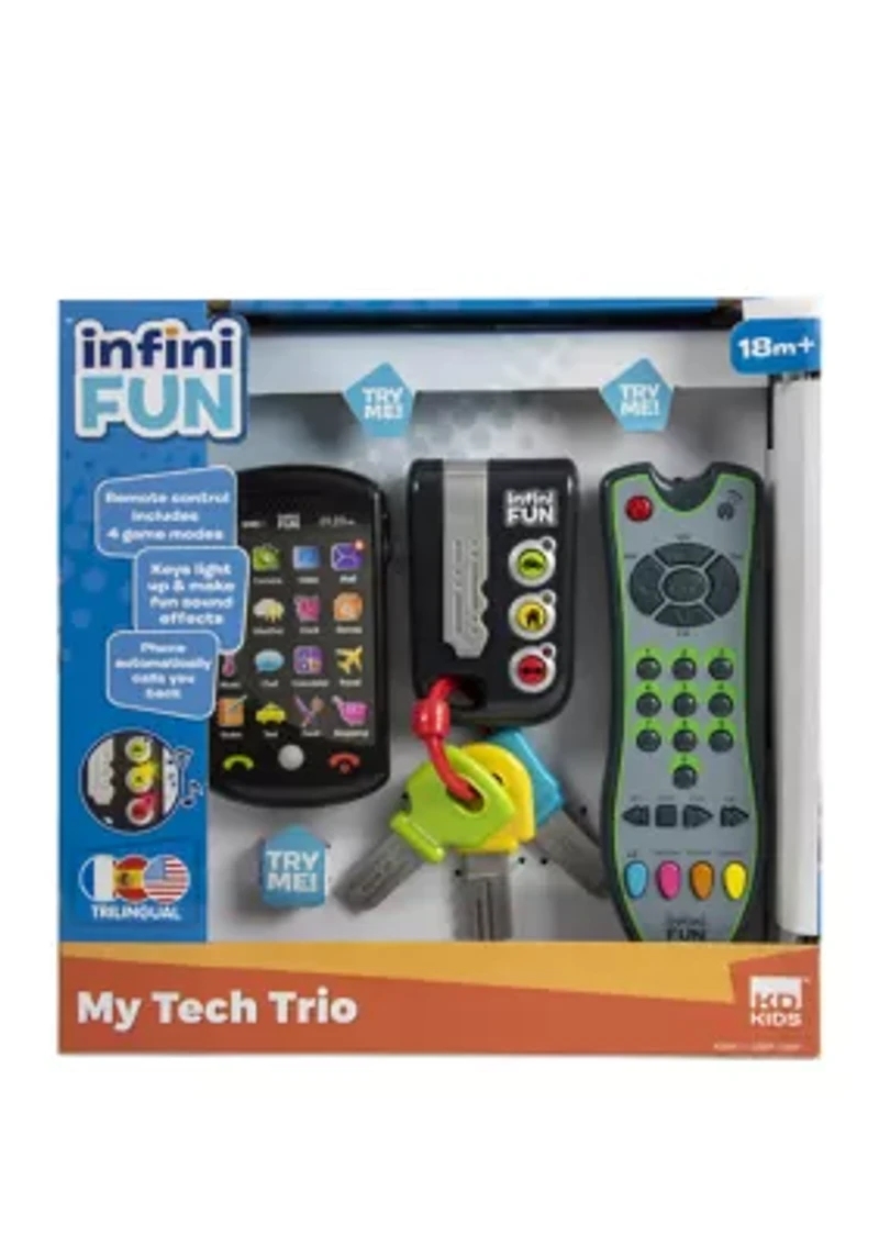Tech Set Trio Preschool Trilingual Toys