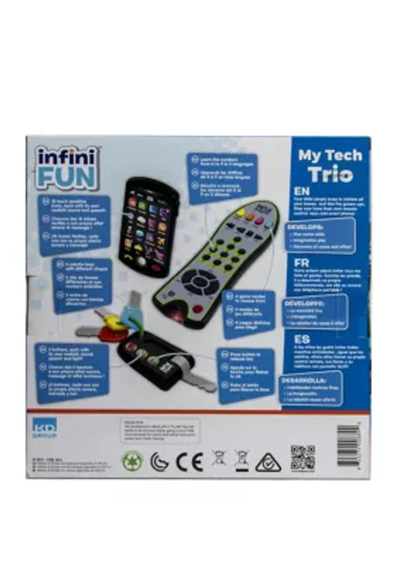 Tech Set Trio Preschool Trilingual Toys