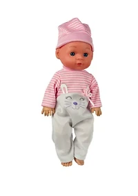 13 Inch Baby Doll with Stroller and Accessories