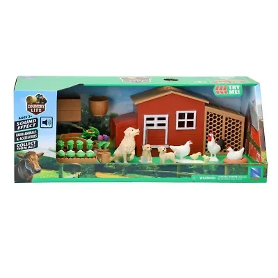 Country Life Chicken Coop & Gardening Set
