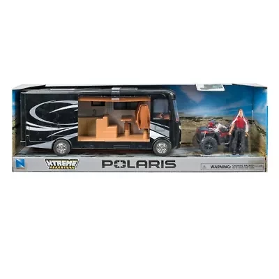 Camping RV Playset With Mini Die Cast Polaris