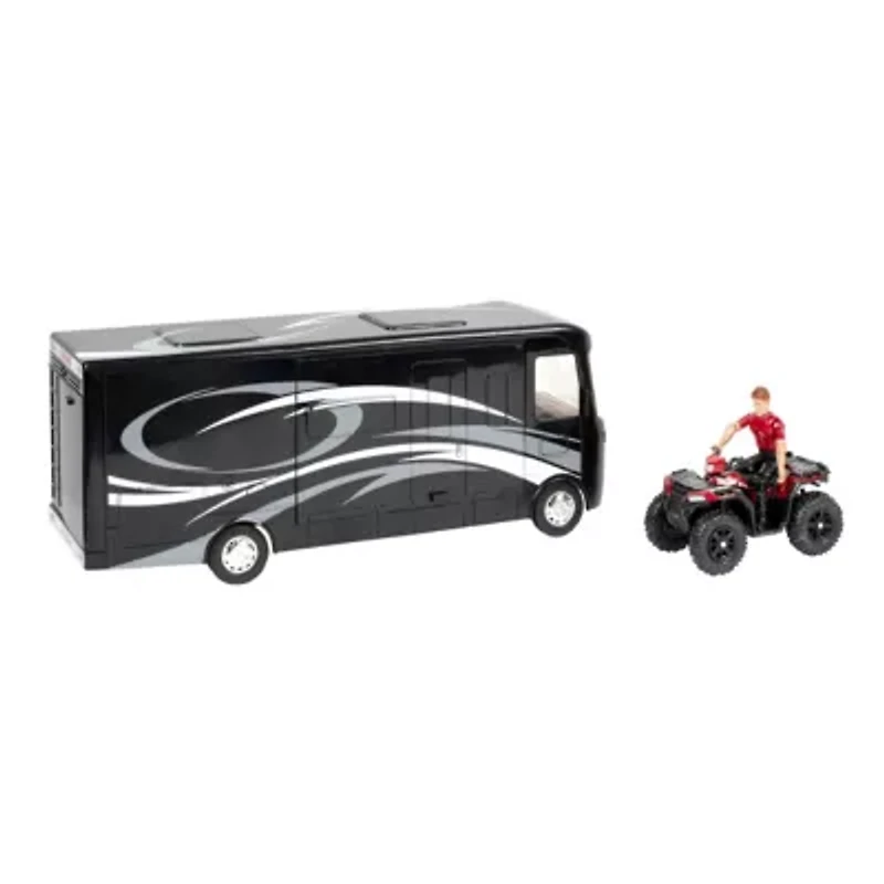 Camping RV Playset With Mini Die Cast Polaris