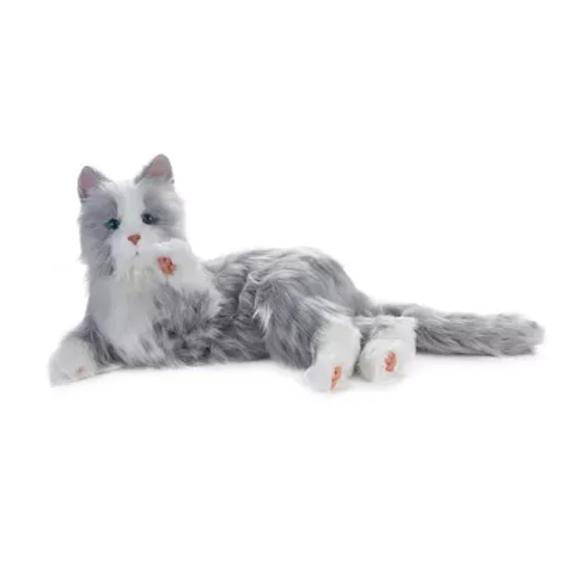 Companion Pet (Silver with White Mittens Cat)