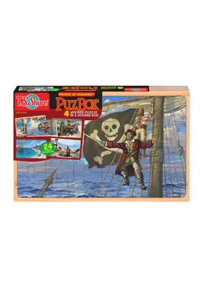 4 Large Pirates of Paradise Puzzles with Box
