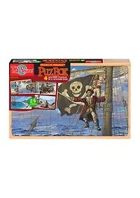4 Large Pirates of Paradise Puzzles with Box