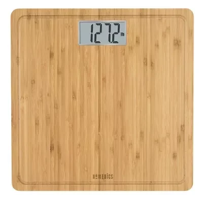 Homedics Natural Bamboo Digital Bathroom Scale