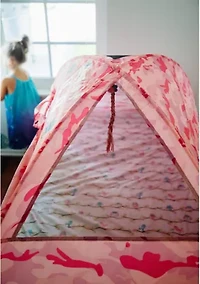 Pink Camo Bed Tent - Twin Size