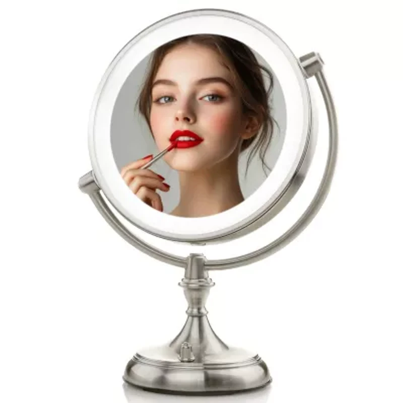 Tabletop Vanity Mirror with Dimmable Lights