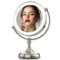 Tabletop Vanity Mirror with Dimmable Lights