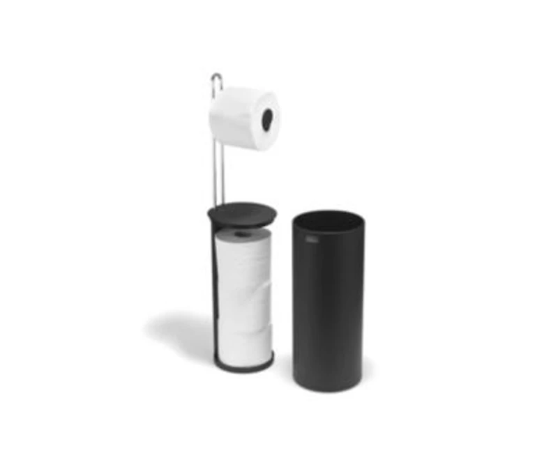 Joseph Joseph Easy Store™ Toilet Paper Roll Holder with Concealed Storage