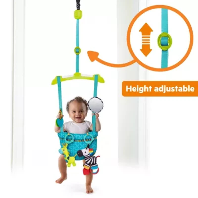 Bounce 'n Spring Deluxe Door Jumper with Take-Along Toys