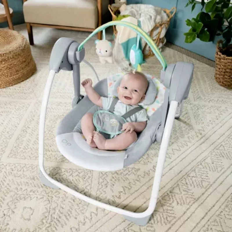 Comfort 2 Go Compact Portable Baby Swing, Fanciful Forest