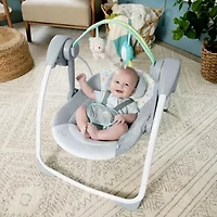 Comfort 2 Go Compact Portable Baby Swing, Fanciful Forest